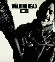 Negan - Jeffrey Dean Morgan - with Lucille - The Walking Dead Poster 11"x12"