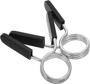 2Pcs Quick Release Barbell Clips Secure Spring Clamps for Weightlifting Dumbbells Portable Gym Accessories for Effortless Weight Changes Fit for All Fitness