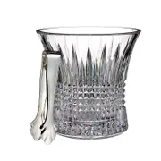 Waterford Lismore Diamond Ice Bucket with Tongs