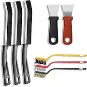 Crevice Cleaning Brush Set - 8 Pcs Multifunctional Cleaning Tools, Hard Bristle Crevice Brushes for Household Use, Bathroom Tiles, Kitchen