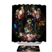 Fine Art Etreinte de Papillons Hug of Butterflies Shower Curtain