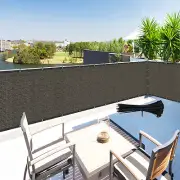Houssity 3' 4' 5' 6' Fence Privacy Screen Shade Cover and Zip Ties Balcony Deck