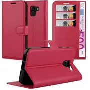 Samsung Galaxy J6 2018 Case - Protective Case with Card Slots and Stand Function PHANTOM BLACK