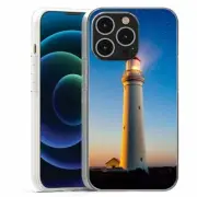 For Apple IPhone 13 Pro Max Mini TPU Case Cover+Glass(Lighthouse)
