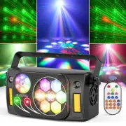 Dj Party Lights 80W,6 in 1 LED Bee Eye Rotation Disco Ball Party Light Dj Dis...