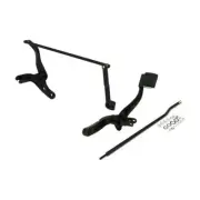 Boone Footpeg Set Black For Harley - Davidson Dyna 91-17