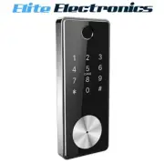 Auslock T11B Deadbolt Series Smart Fingerprint Door Lock - Silver