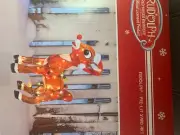 Rudolph The Red Nose Reindeer Pre-Lit Yard Art Decoration