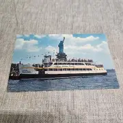 New York City Statue of Liberty Circle Line Ferry Boat Postcard Unused