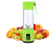 Portable Blender Electric Juicer Blender USB Blender Mini Food Processor Smoothie Blender Personal Handheld Blender - Green