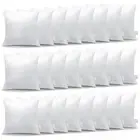 OTOSTAR Pack of 24 Throw Pillow Inserts, 18 x 18 Square Cushion Inner Soft Fl...