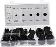 Zerodeko Ft Rubber Wire Rope Kit 170pcs Assortment Cable Grommets for Electrical Water Dust Proof Sealing