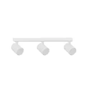 SPOT Interior GU10 Surface Mounted Spot Light 3 Light Bar Matte White - SPOT-BAR3W