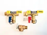 Webstone RTG20220AB Tankless Water Heater Service Valve Kit (1-Pk) 3/4" Rheem