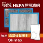 【怡悅HEPA靜電濾網】適用於3M淨呼吸SLIMAX超薄型空氣清淨機-單片裝