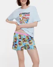 NEW PETER ALEXANDER KELLOGG'S TOP + COCO POPS CEREAL SHORTS PJ SET M RRP$119.90