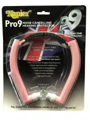 NEW Napier PRO9 Noise Cancelling Hearing Protection Pink - Ear Plugs Hunting