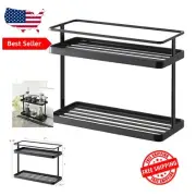 Sleek Freestanding Spice Organizer Rack - 3 Shelves for Kitchen or Bath