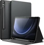 JETech Case for Samsung Galaxy Tab S10 FE / S9 FE 10.9-Inch with S Pen Holder, Slim Folio Stand Protective Tablet Cover, Multi-Angle Viewing (Black)