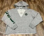 Y2K Pink Victoria Secret Cropped Hoodie Colorado State Univ Medium NWT