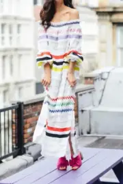 cynthia rowley off shoulder maxi dress Small new sold out
