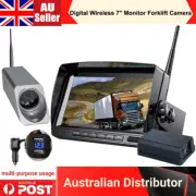 Digital Wireless 7"Monitor+Wireless HD Forklift Front View Camera 9600mA Battery