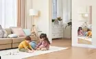 10/20/30Pcs Mirror Sheets Self Adhesive Non Glass Mirror 12x12" Flexible gyGog