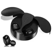 TWS bluetooth 5.0 Earphone Binaural Wireless Stereo Waterproof Earbuds Headphones With Mic BLACK COLOR
