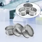 3pcs Stainless Steel Mesh Sieve Gardening And Lab Application Fine Mesh