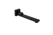 AQUAPERLA Blaze Black Bath/Basin Wall Spout