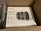 Arlo Pro 3 Spotlight Camera - 3 Camera Security System - VMS4340P, Wireless, 2K