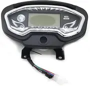 Suesacy 48-72V Electric Tricycle LCD Display Indicator Speedometer Instrument Panel Power Speed Battery Replacement, Global Model