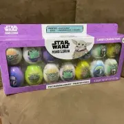 STAR WARS THE MANDALORIAN EASTER EGGS! 14 Filled Eggs Brand New!! Reusable