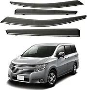 Window Visor, Compatible with Nissan Elgrand MK3-E52 2010-2023 Weathershield