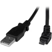 StarTech.com 2m Micro USB Cable - A to Down Angle Micro B - First End: 1 x 4-pin USB 2.0 Type A - Male - Second End: 1 x 5-pin M