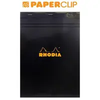 在飛比找蝦皮購物優惠-Chaeg 記事本 Rhodia N18 頭裝訂黑色 A4 