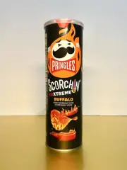 〽️New Limited Edition Pringles Scorchin Hot Xtreme Buffalo Potato Chips 5.5oz