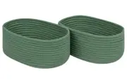 Cube Shelf Closet Storage Baskets Bins Set 2,Woven Basket for Organizing/Stor...