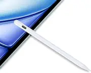 Pencil for Apple iPad 2025~2018 with 2X Fast Charge, iPad Mini A17 Pro Pencil Compatible with iPad Mini 7(A17)/6/5 with Palm Rejection and Tilt Sensitivity, Mini Stylus Pen USB C for iPad Air/Pro/Mini