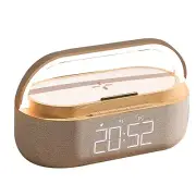 Digital Alarm Clock Radio with Bluetooth Speaker,15W , Dual Speaker4661