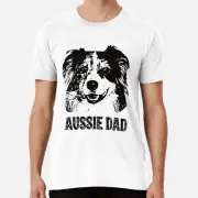 Aussie Dad Australian Shepherd T-Shirt Made in Australia