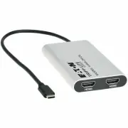 Eaton Tripp Lite Series USB-C Adapter, Dual Display - 4K 60 Hz HDMI, 100W PD