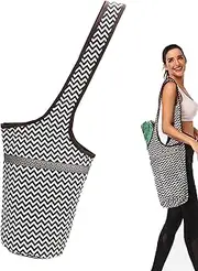 Yoga Bag,Large Yoga Mat Carrying Bag | Multiple Pockets Storage Fitness Accessories for Women, Men, Girls, Gym, Work Out, Yoga Studio