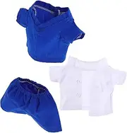 SUPVOX 3pcs Cute Stuffed Animal Costume for Bear Dolls Plush Dress Up Accessories Soft and Comfortable Doctor Outfit for Creative Play