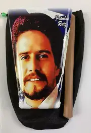 Hand Held Cowbell Painted Image of Frankie Ruiz & PR Flag On Riverse, TP#4