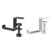 Earphone Holder Hook Under Desk Headphone Stand Headset Hanger Folable Clamp