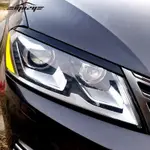 適用福斯 VW 帕薩特PASSAT （海外帕薩特PASSAT ） PASSAT B7 前大燈燈眉外飾改裝車貼