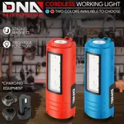 12V LED Cordless Working Light Flashlight Lamp w/Hanging Hook+ Battery+ Charger