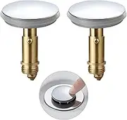 Feishiong 2 Pcs Bathroom Sink Drain Plug Stopper 38mm Basin Pop Up Click Clack Plug,Waste Drain Stopper Sink Plug for Bath Vanity Sink