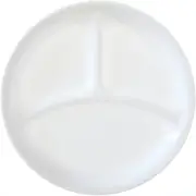 Corelle Livingware Set of 4 8-1/2-Inch Divided Dish, Winter Frost White, This Di